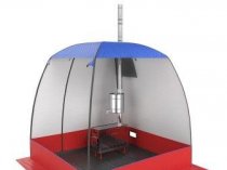 Мобильная баня-палатка МОРЖ без печи