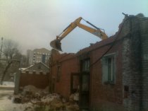 Демонтаж зданий и сооружений. Убор