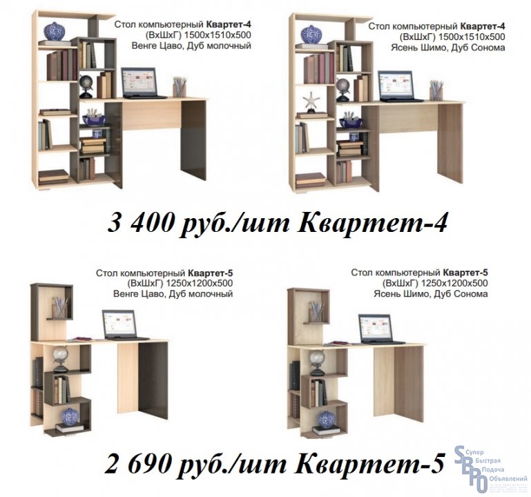 Стол компьютерный квартет 9 схема сборки