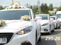 Свадебные кортежи из белых автомобилей