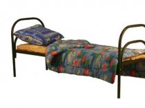 Кровати с металлической сеткой и спинками из ДСП, кровати от производителя